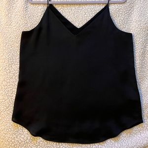 Express cami tank black and white size medium